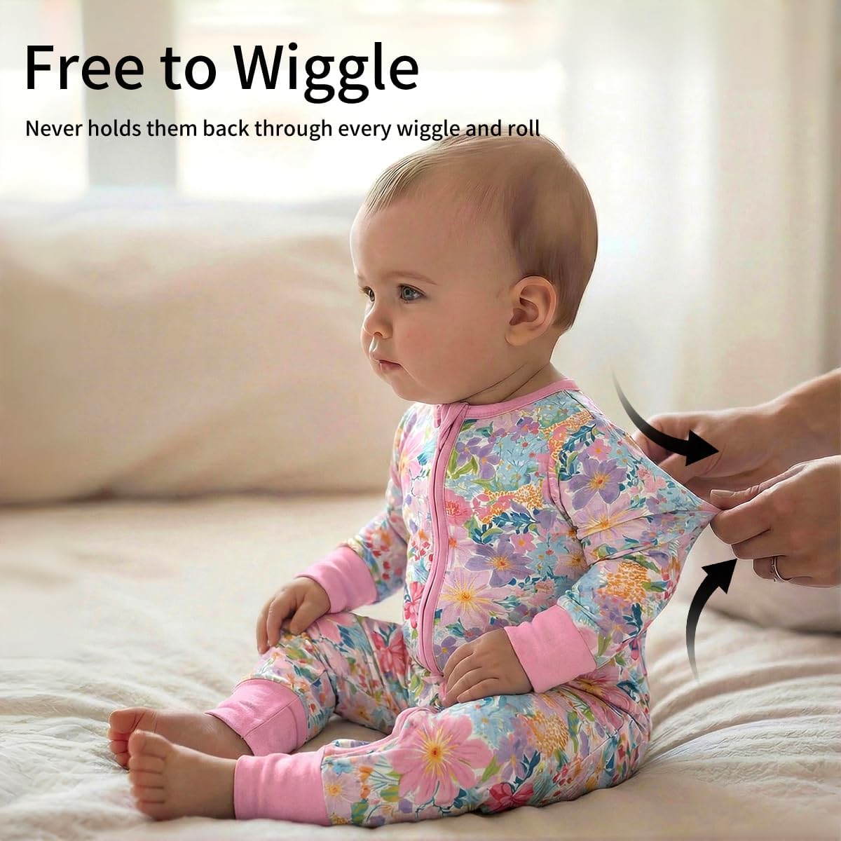 Weiwei Pajamas for Baby Boys & Girls Footies, Viscose from Bamboo Baby Romper, Baby Sleepers, 2-Way Zippy PJs, YKK