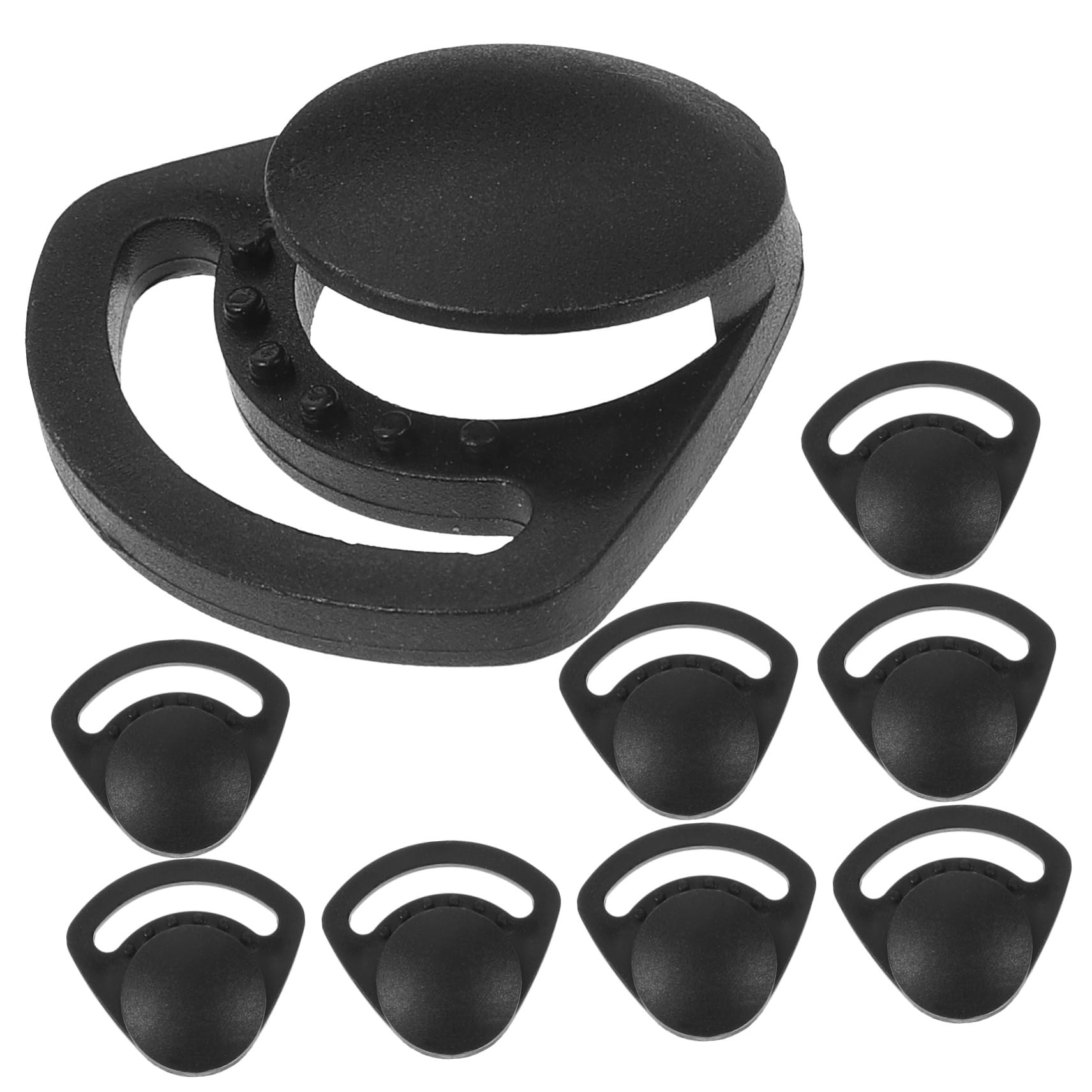 10pcs Hard Hat Accessories Helmet Hard Hats Hard Hat with Chin Strap Construction Hat Buckle Strap Buckle Construction Hat Accessories Hard Hat Attachments Strap Repair Kit Abs ORFOFE