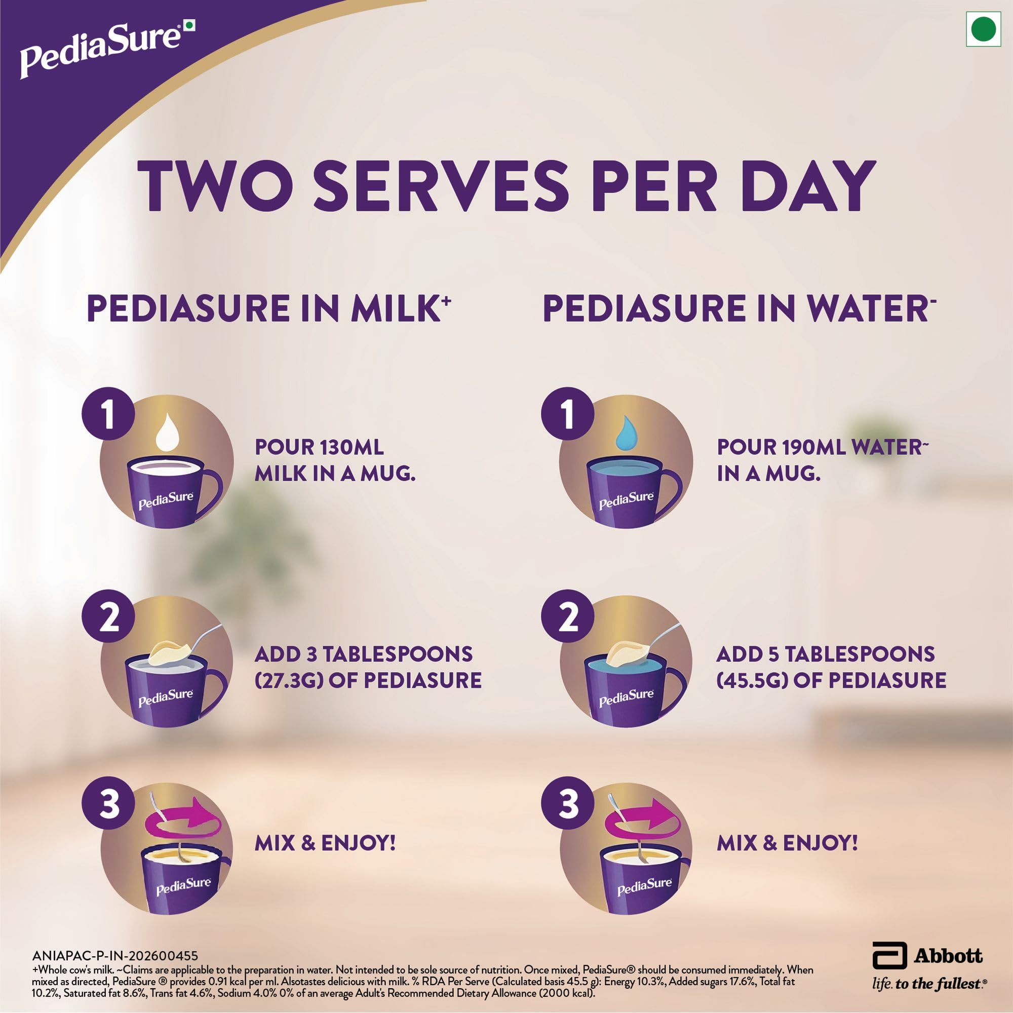 Pediasure Nutritional Drink Powder 950g, Vanilla, Scientifically Designed Nutrition for Supporting Kids Growth 3