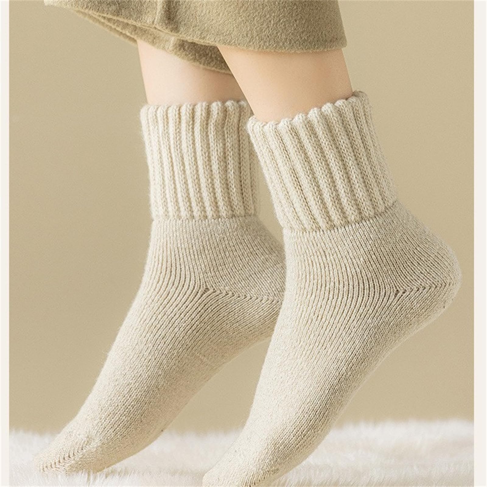 3 pares de calcetines térmicos gruesos para mujer, calcetines gruesos y acolchados térmicos para botas de invierno para mujer