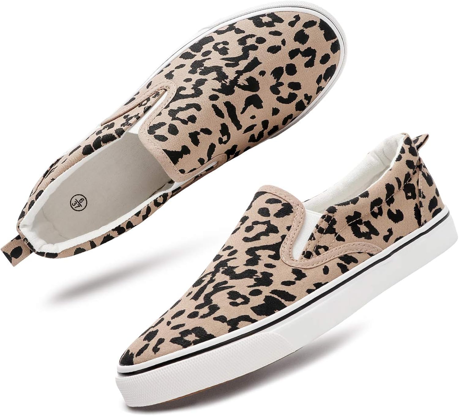 Womens Slip on Sneakers Womens Canvas Slip on Shoes Fashion Canvas Sneakers for Women Non Slip Loafers Casual Shoes