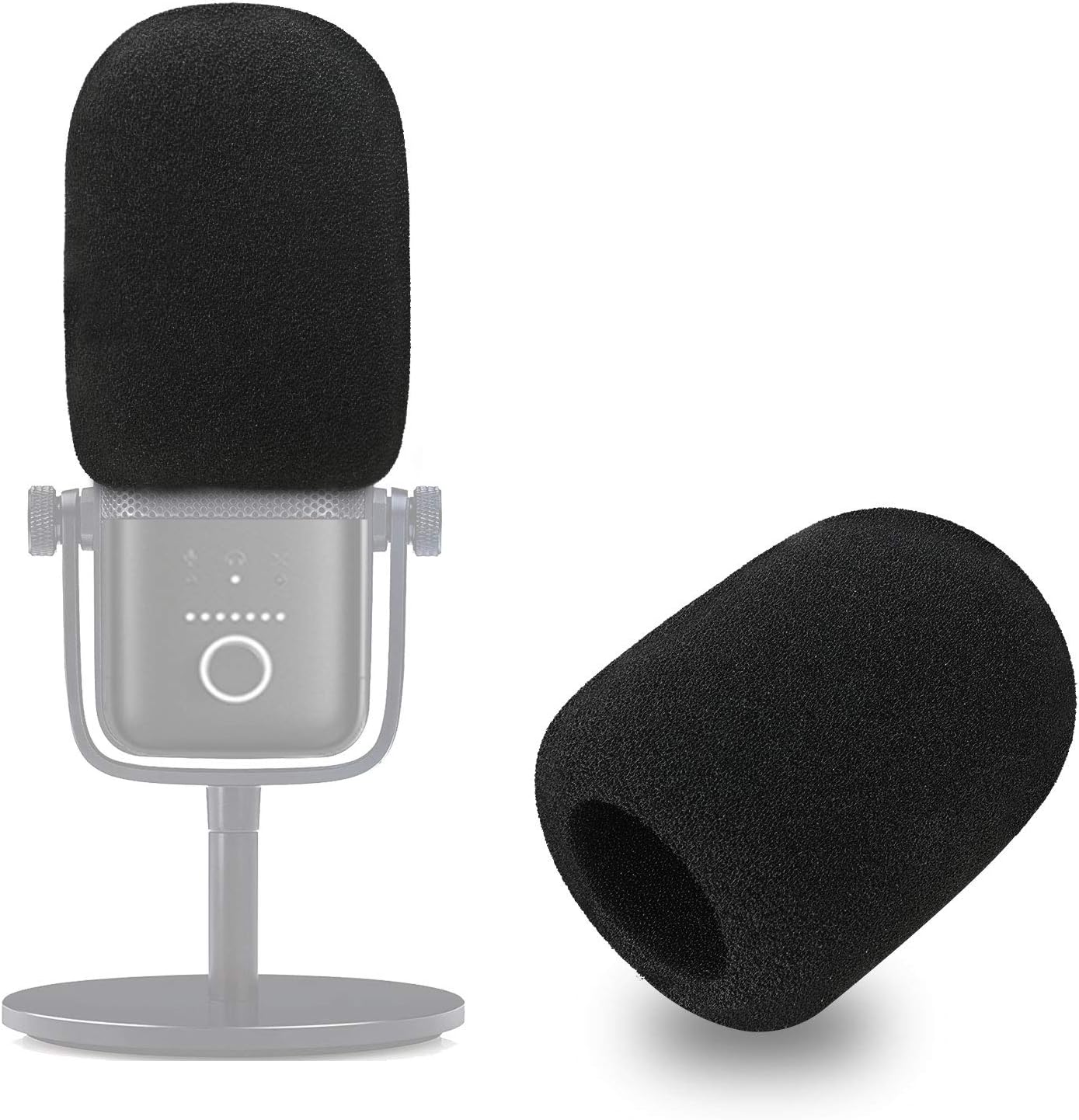 Wave 3 Pop Filter - Professional Mic Windscreen Foam Cover Compatible with Elgato Wave USB Condenser Microphone to Reduce Pops and Hisses by