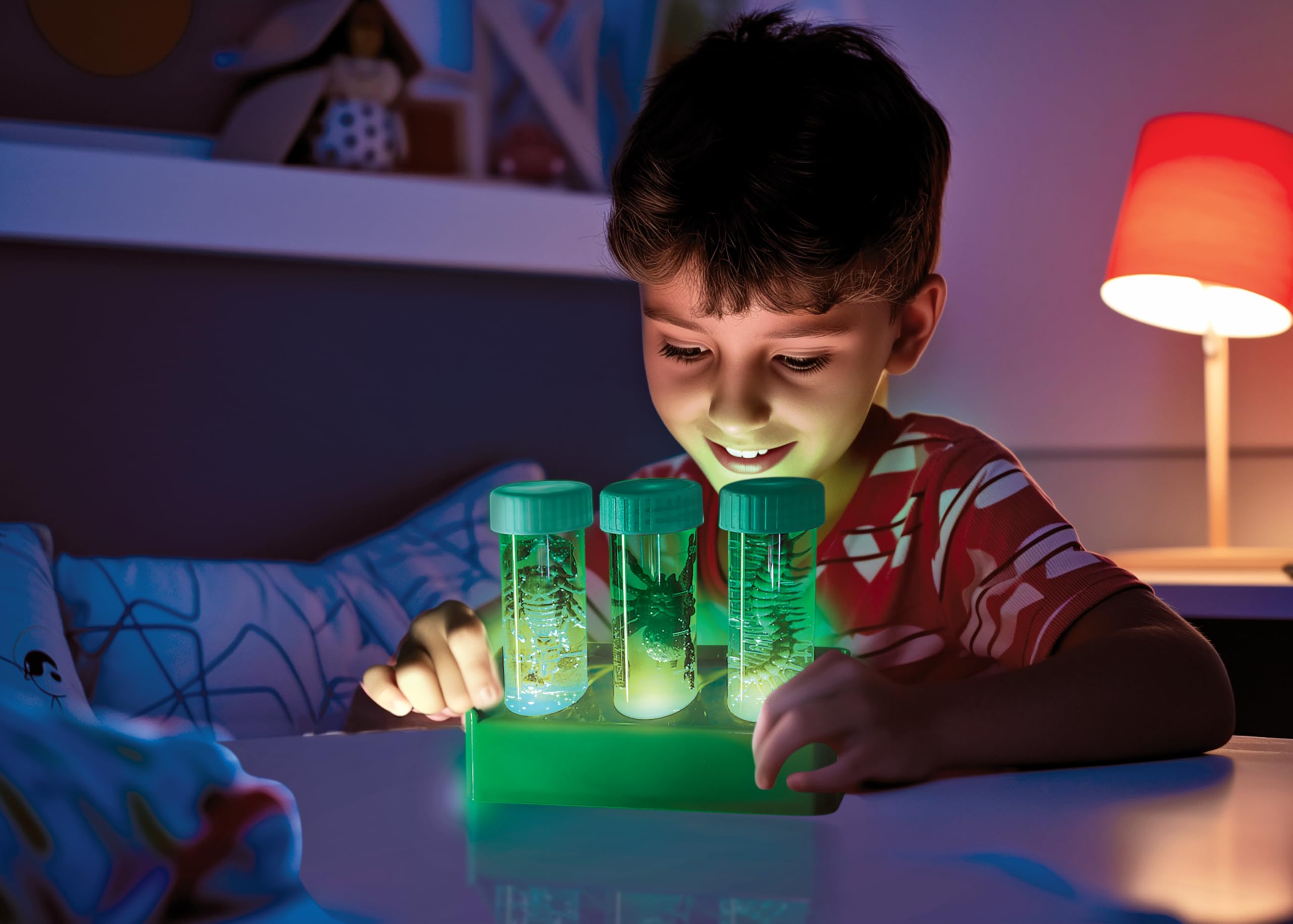 4M KidzLabs Ragno Spia, Kit Scientifico con Rilevatore di Movimento, Gioco Educativo con Raggi Luminosi e Luci Led, 8+ Anni