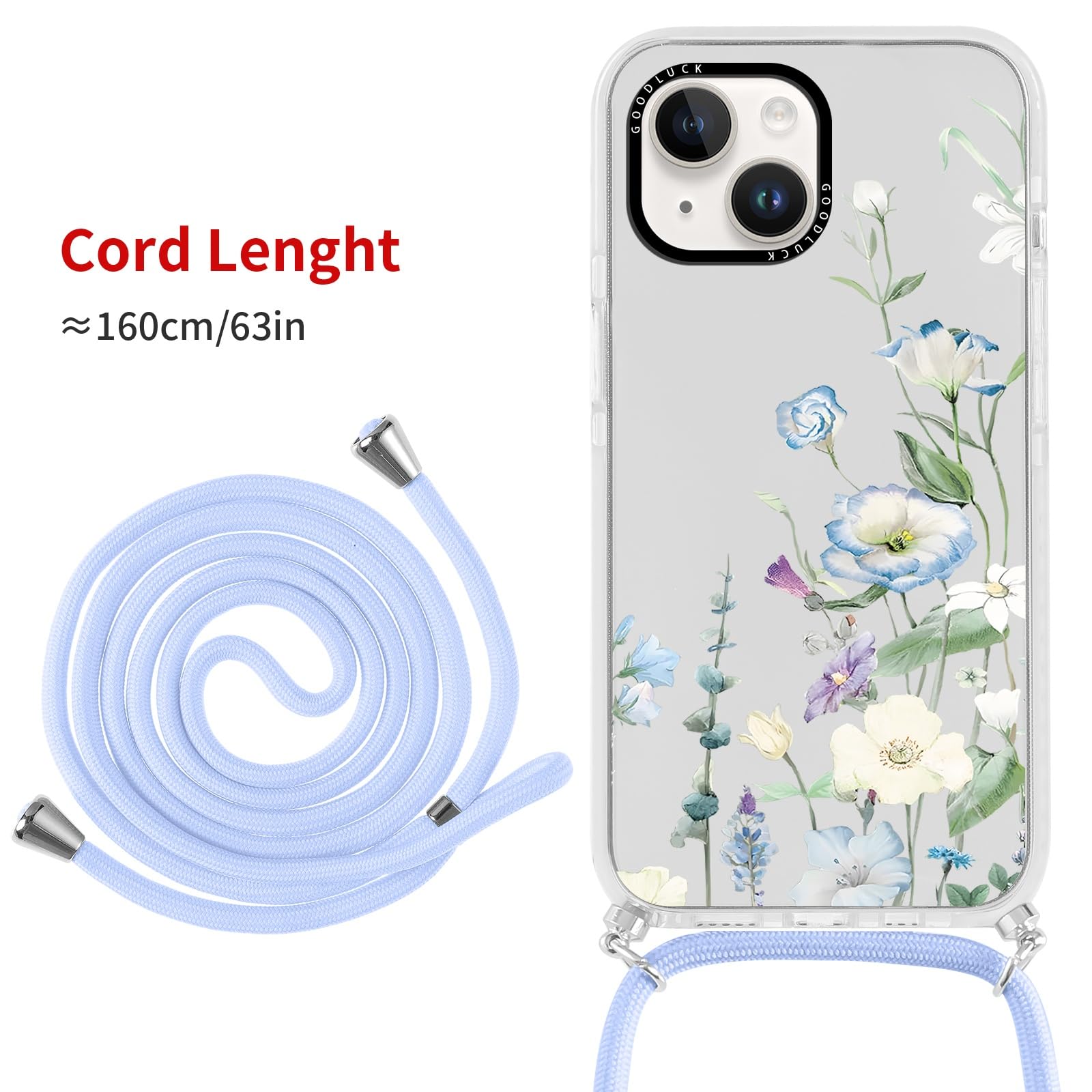 Case Protettiva Schermo Fotocamera Custodia IPhone Morbida Con Design Floreale - Protezione Antiurto Per Donne E Ragazze Cover ROSE RAIN Design Estetico - Foto 3