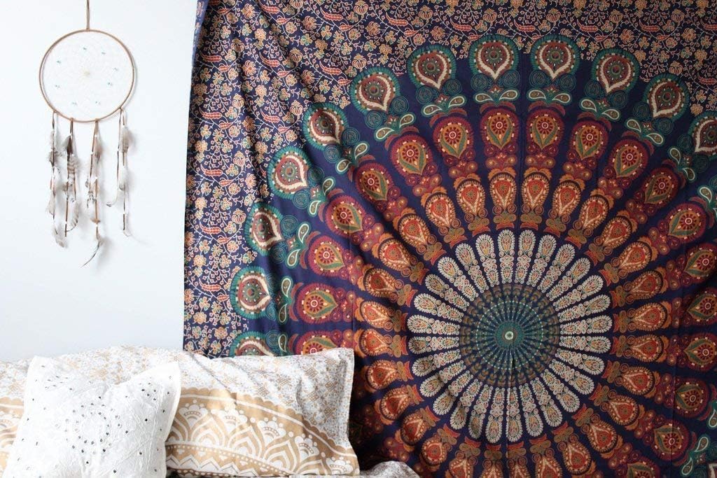 Large Buddhist Mandala Tapestry Hippie Hippy Wall Hanging Beach Throw Bohemian Tapestries Beach Sheet Mandala Tapestries Wall Art Tapestries