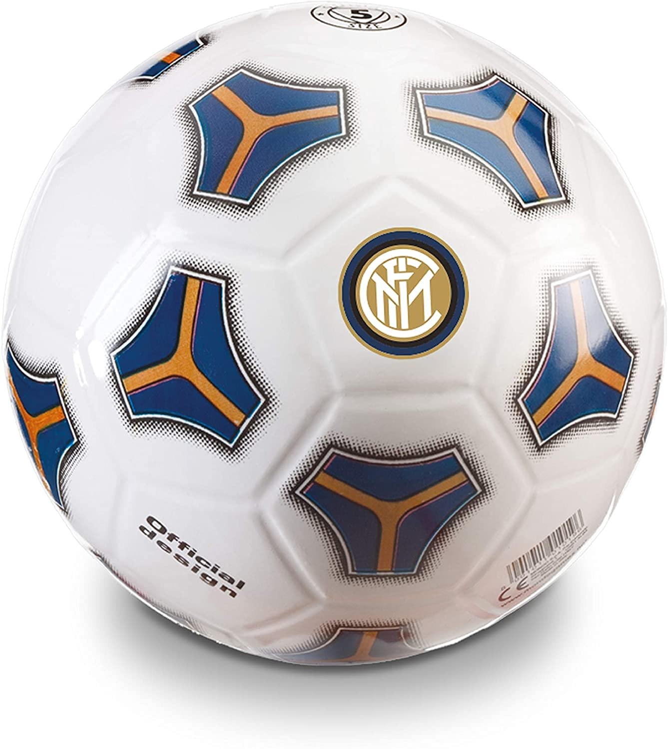 Mondo Toys - Pallone da Calcio F.C. Internazionale di Milano - pvc per bambina/bambino - Tango PVC - Colore nero/azzurro/bianco - 02073