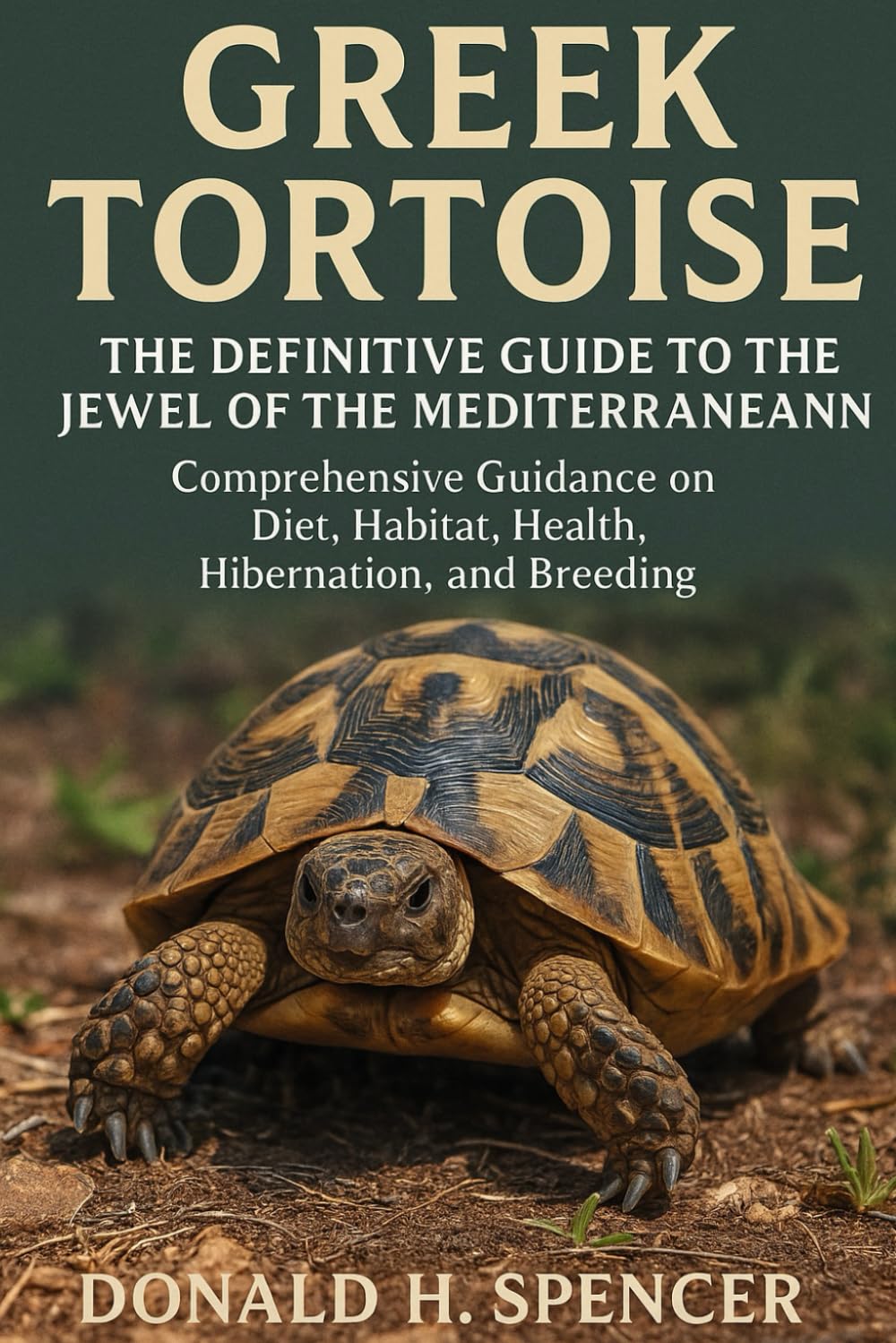 Greek Tortoise: The Definitive Guide to the Jewel of the Mediterranean: Comprehensive Guidance on Diet, Habitat, Health, Hibernation, and Breeding
