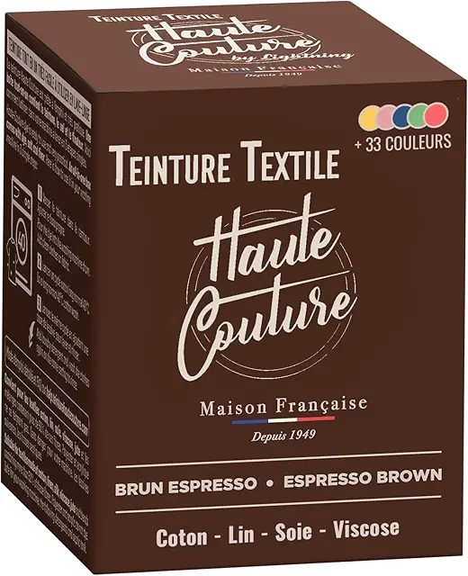 Teinture Textile Haute Couture Brun Espresso 350g - Prêt à l'emploi
