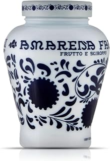 Fabbri Amarena Wild Cherries in Syrup, Gluten Free, Non- GMO, Vegan, 21 Ounce