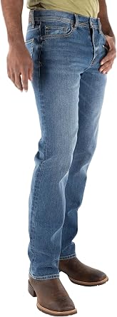 DEVIL-DOG Men's Boot Cut Denim Jean