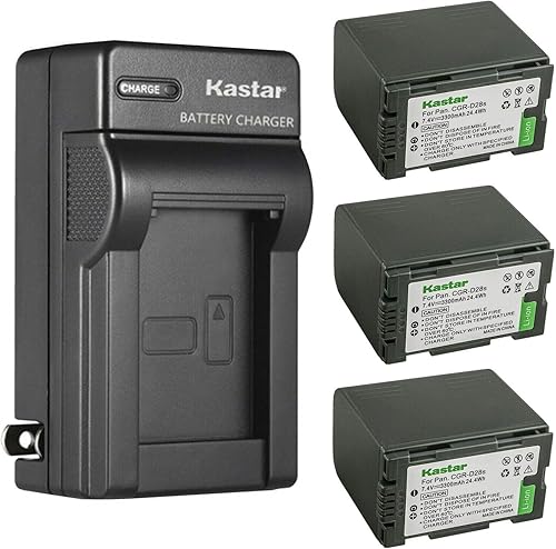 Miniatura 8 de Kastar CGR-D28 AC - Cargador de batería para Panasonic CGA-D08R, CGA-D08S, CGA-D08SE1B, CGA-D120, CGA-D120A1B, CGA-D120E1B, CGR-D08, CGR-D08A1B,