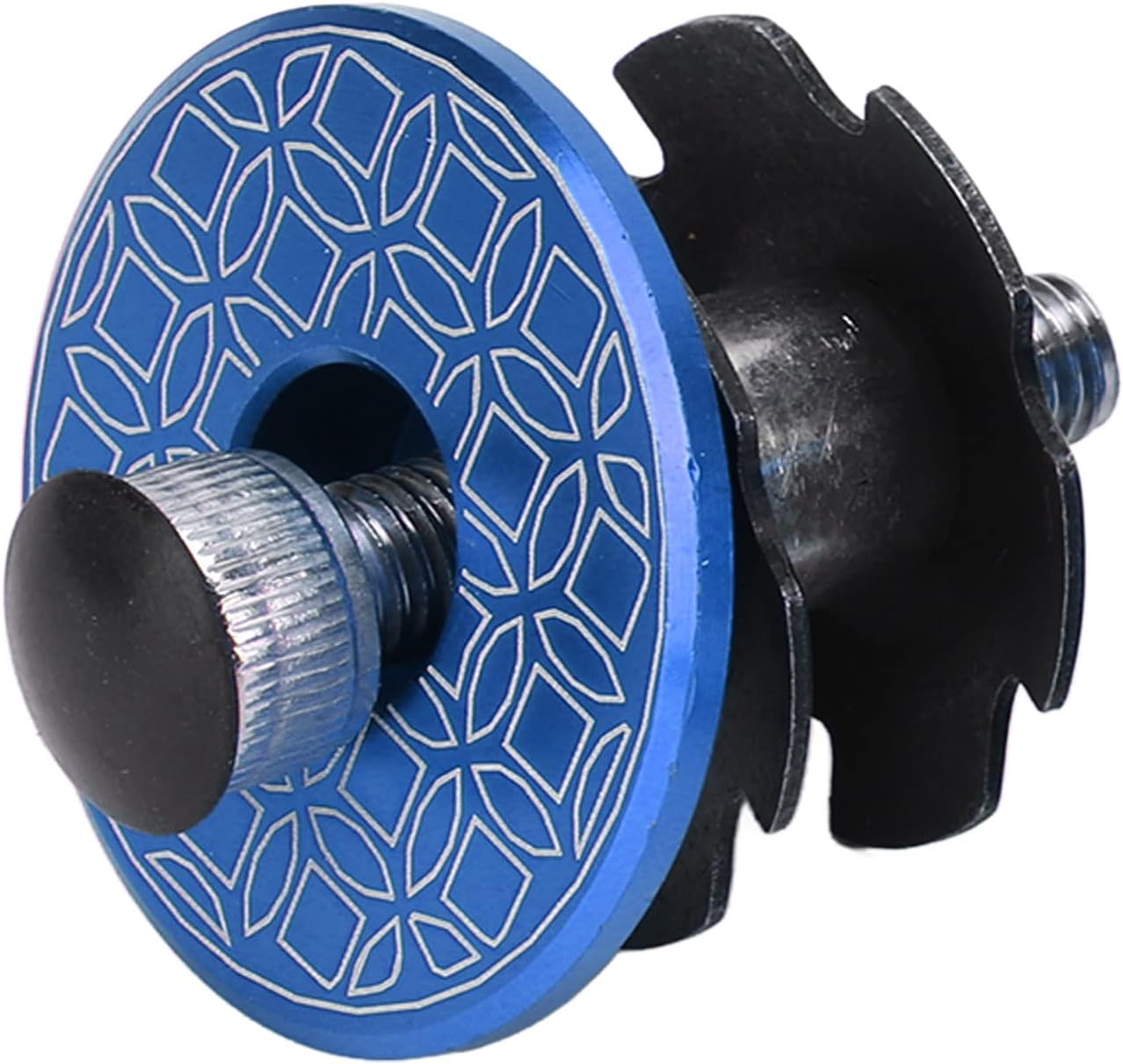 Bicycle Headset, Double Sealed Bearings for Smooth Rotation and Durability, Mountain Bike Headset 44mm Blue, for Mountain Bikers, Road Cyclists, and Commuters