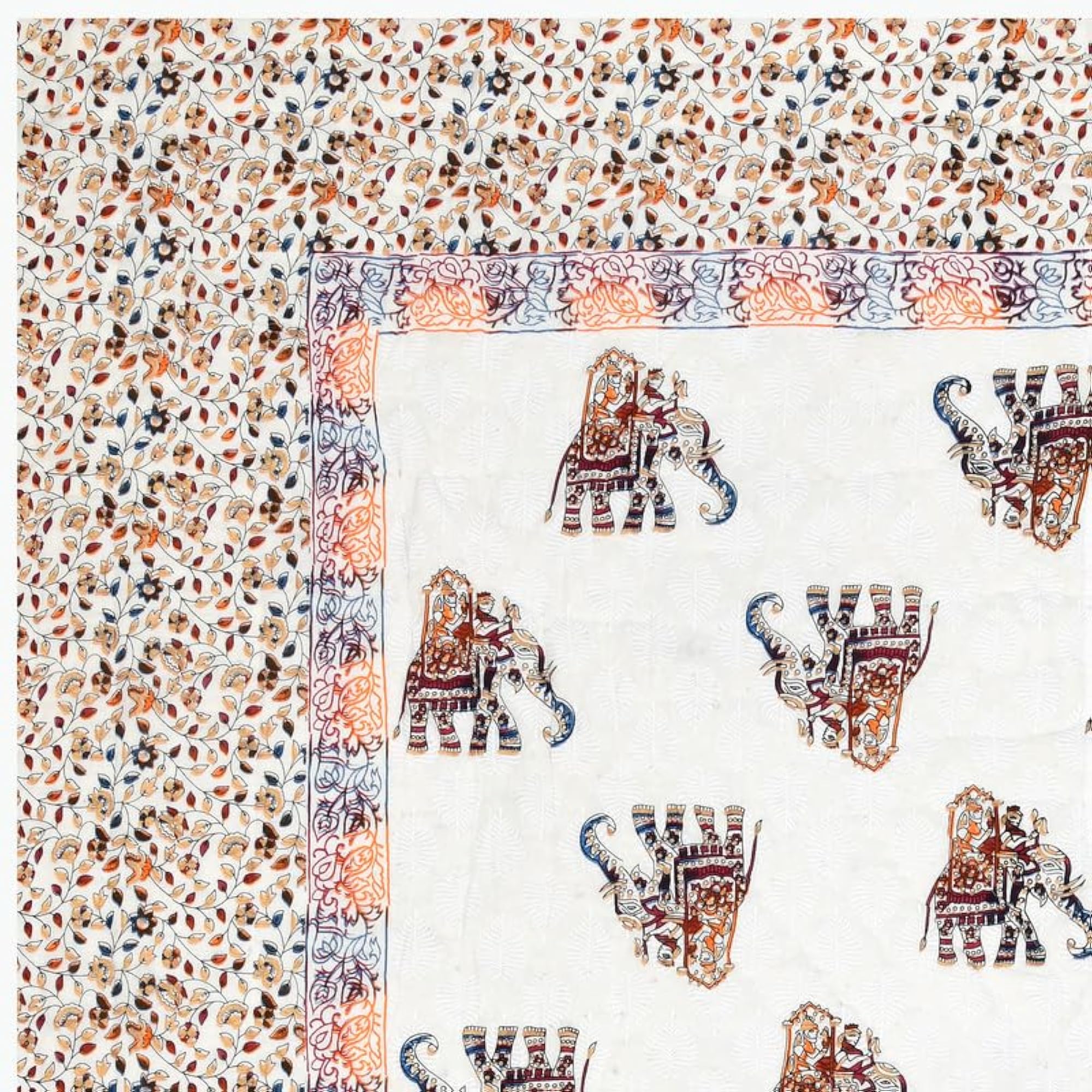 Pure Cotton Double Bed 4-Piece Combo Set