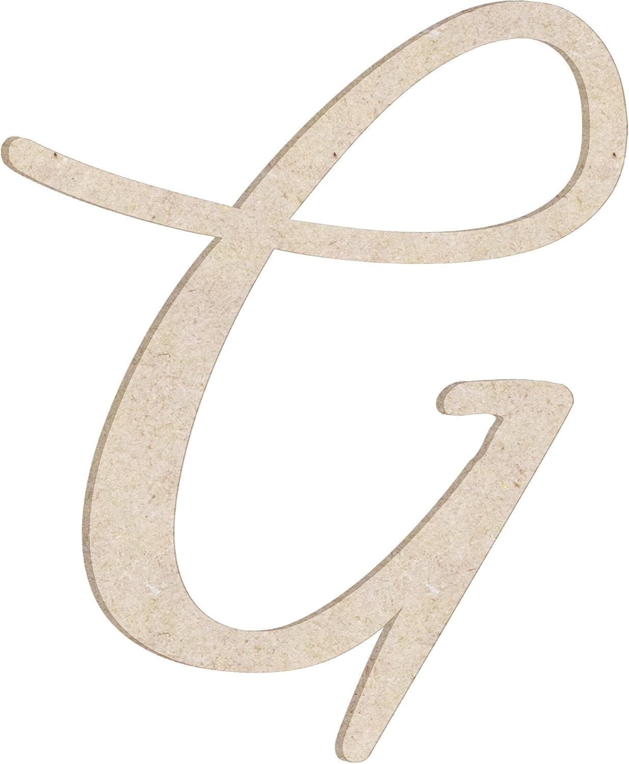 20" Harmonie Unfinished Wood Initial Monogram Letter A (Sizes 12"-30")