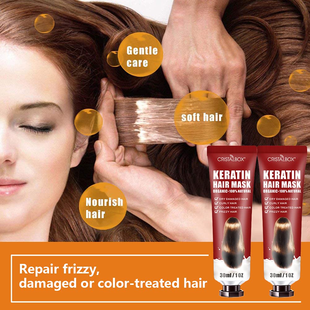 9 Pack Hair Treatment Masks Gift Set Bulk-Keratin Hair Mask Hydration Deep Conditioner -Hair Repair Treatment Protein Hair Mask- Deep Conditioning for Dry Damaged Hair ,Travel Size Hair Mask-30ml : Beauty & Personal Care