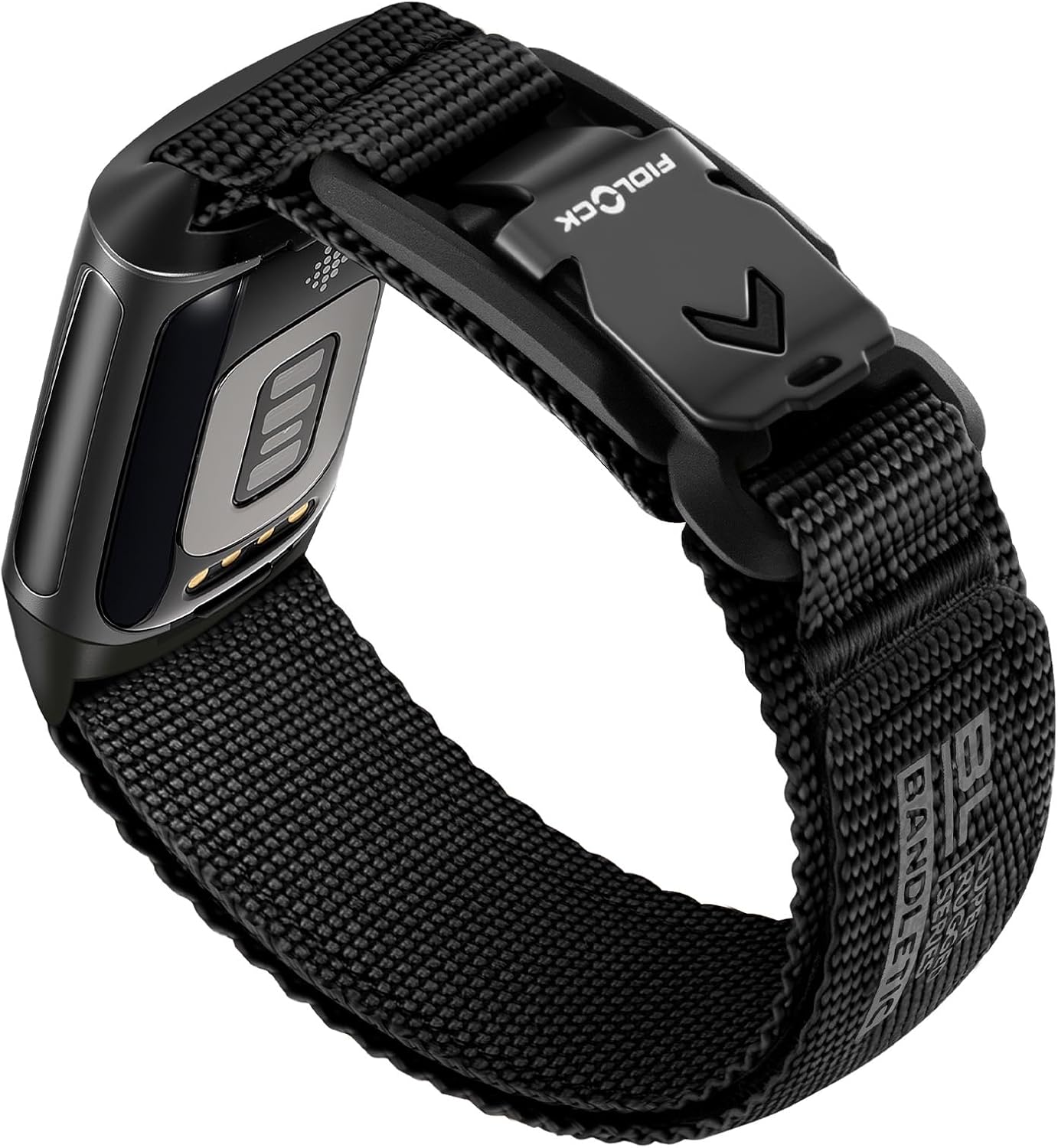 Bandletic Sport Band Compatible with Fitbit Charge 6/5 Bands for Men and Women, Rugged Soft Nylon Wristbands Replacement Straps with Magnetic Fidlock V-Buckle for Fitbit Charge 5/6 Fitness Tracker