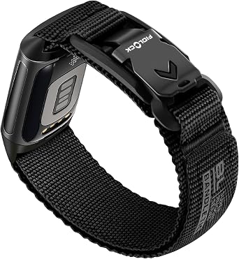 Bandletic Sport Band Compatible with Fitbit Charge 6/5 Bands for Men and Women, Rugged Soft Nylon Wristbands Replacement Straps with Magnetic Fidlock V-Buckle for Fitbit Charge 5/6 Fitness Tracker