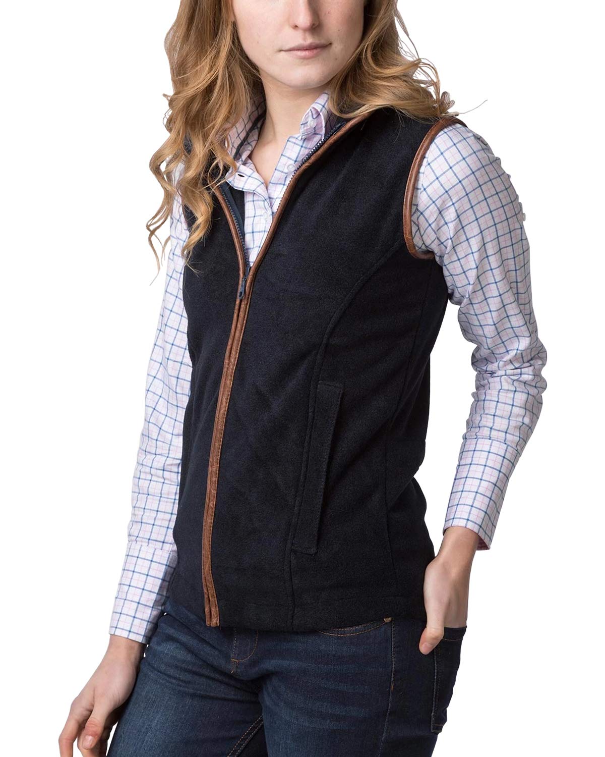 Rydale Ladies Harpham Fleece Bodywarmer Navy