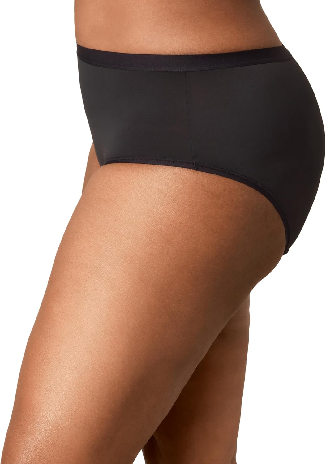 PLAYTEX womens Microfiber Underwear Hipster Pack, 3-pack, Plus Size Panties Available, Full Coverage, Stay-put Design - Image 4