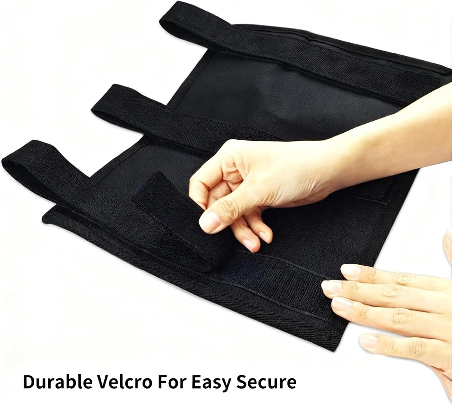 Hanging Bedside Caddy, Bedside Organizer Bunk Bed Storage Bag Hanging Pocket for Camp Dorms & Hospital Bed Rails More (Black 4 Pockets)