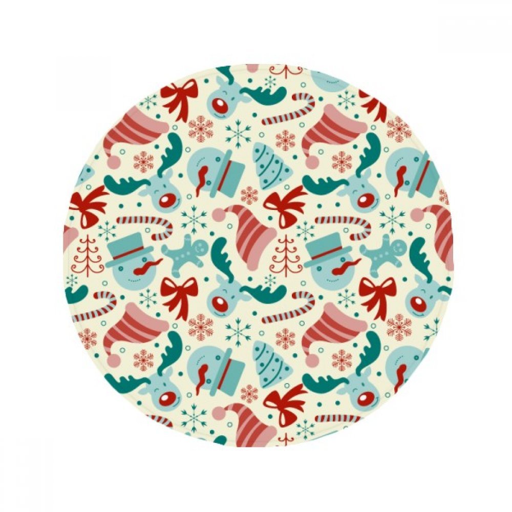 Tapis arbre de Noël abstrait 80cm, idée cadeau originale pour déco salon et cuisine