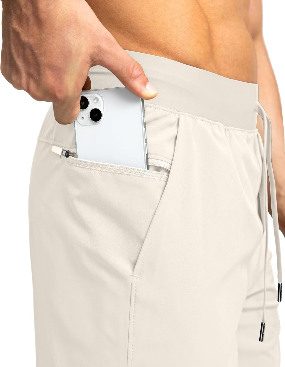  Men's Running Shorts with Zipper Pockets 9"/ 7"/ 5" Quick Dry Eight Basketball Gym Workout Athletic Shorts thumbnail