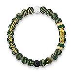 Lokai NFL Football Collection Silicone Beaded Bracelet, Green Bay Packers Home Field (Small) - Beaded Bracelet for Women & Men, Silicone Jewelry Fashion Bracelet Slides-On for Comfortable Fit