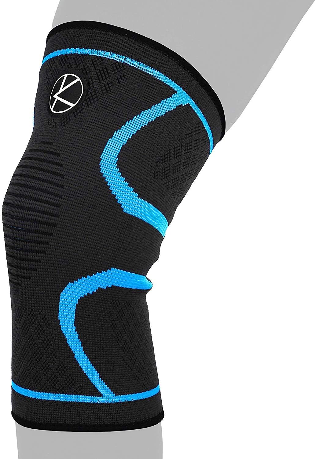 Compression Knee Sleeve for Runners- Best Knee Support for Arthritis Pain, Meniscus Tear, ACL, Pain, Injury, Knee Sleeve for Sleeping, Under Brace. Non-Slip Plus Size Knee Brace for Men, Women