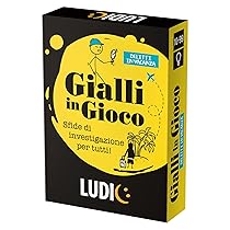 Ludic – Gialli in Gioco Delitti in vacanza – Sfide di investigazione per tutti – Gioco Di Società Formato Viaggio per 2+ Giocatori | IT58790