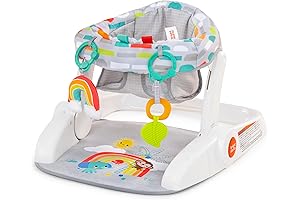 Bright Starts Learn-to-Sit 2-Position Baby Floor Seat with Toys for 4 Month Little One