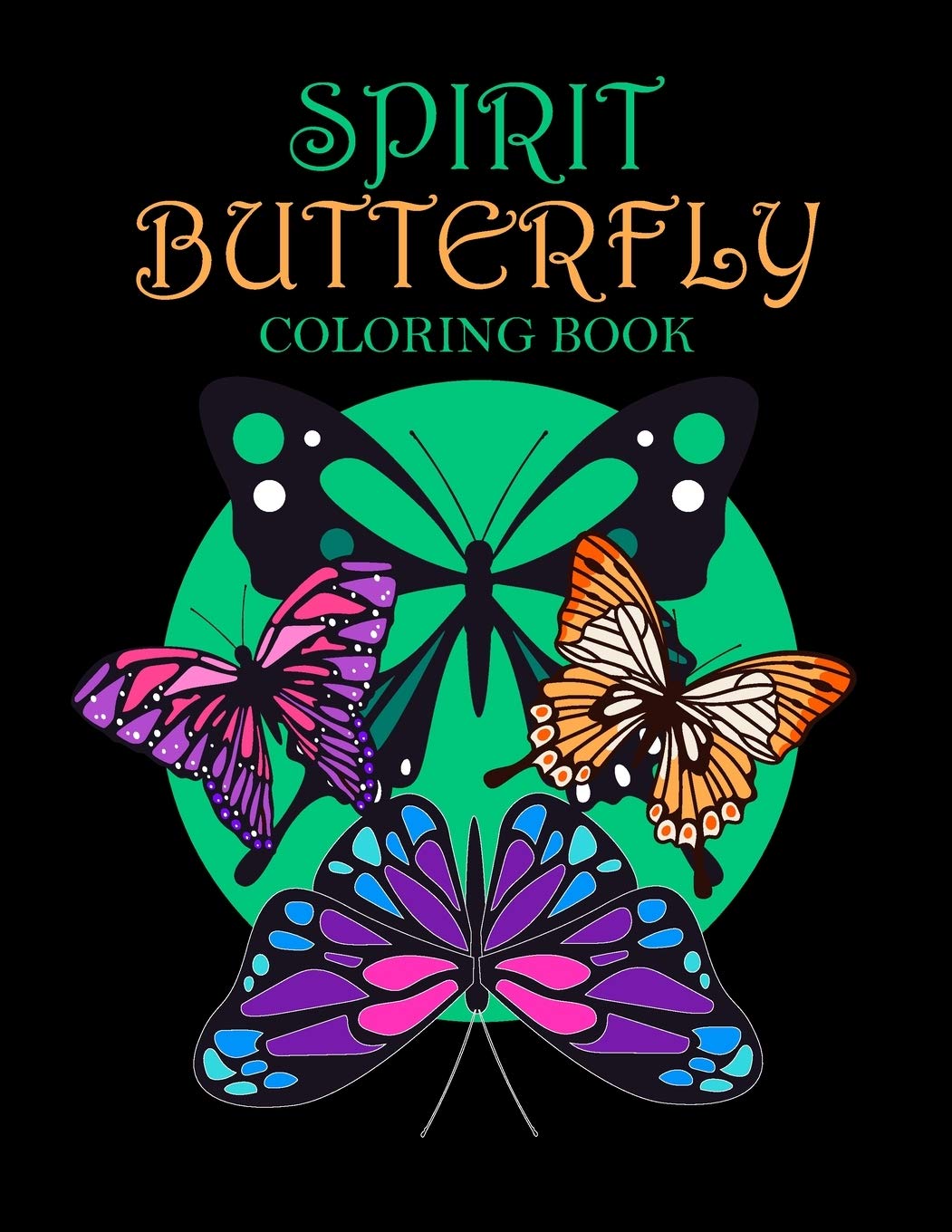 Buy SPIRIT BUTTERFLY COLORING BOOK Spiritual Butterfly Coloring Adults