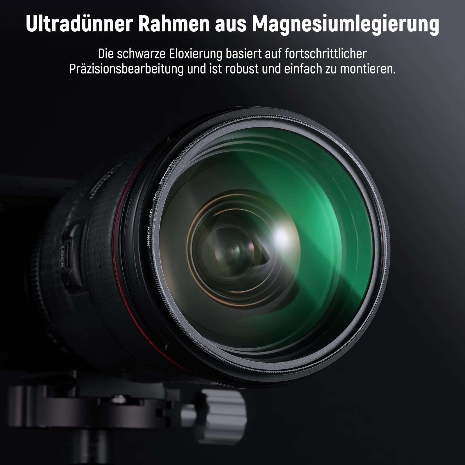 NEEWER 67mm ND Objektiv Filter Set mit Aufbewahrungsetui, Reinigungstuch, UV CPL ND4 Mehrfachvergütetes Optikglas, Rahmen aus Aluminiumlegierung zirkularer Polfilter Graufilter Kit für Kameraobjektive