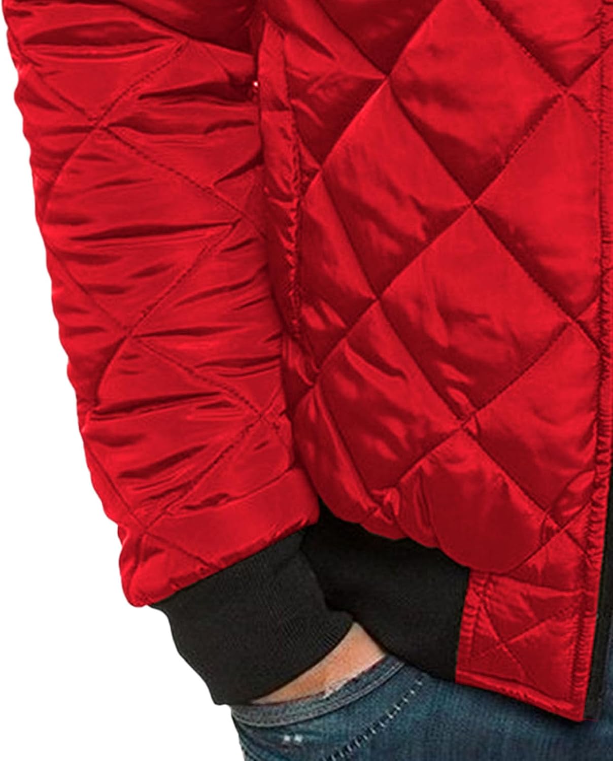 Maiyifu-GJ Men's Winter Jacket Warm Lightweight Puffer Jacket Thicken Windproof Quilted Padded Coat Outerwear