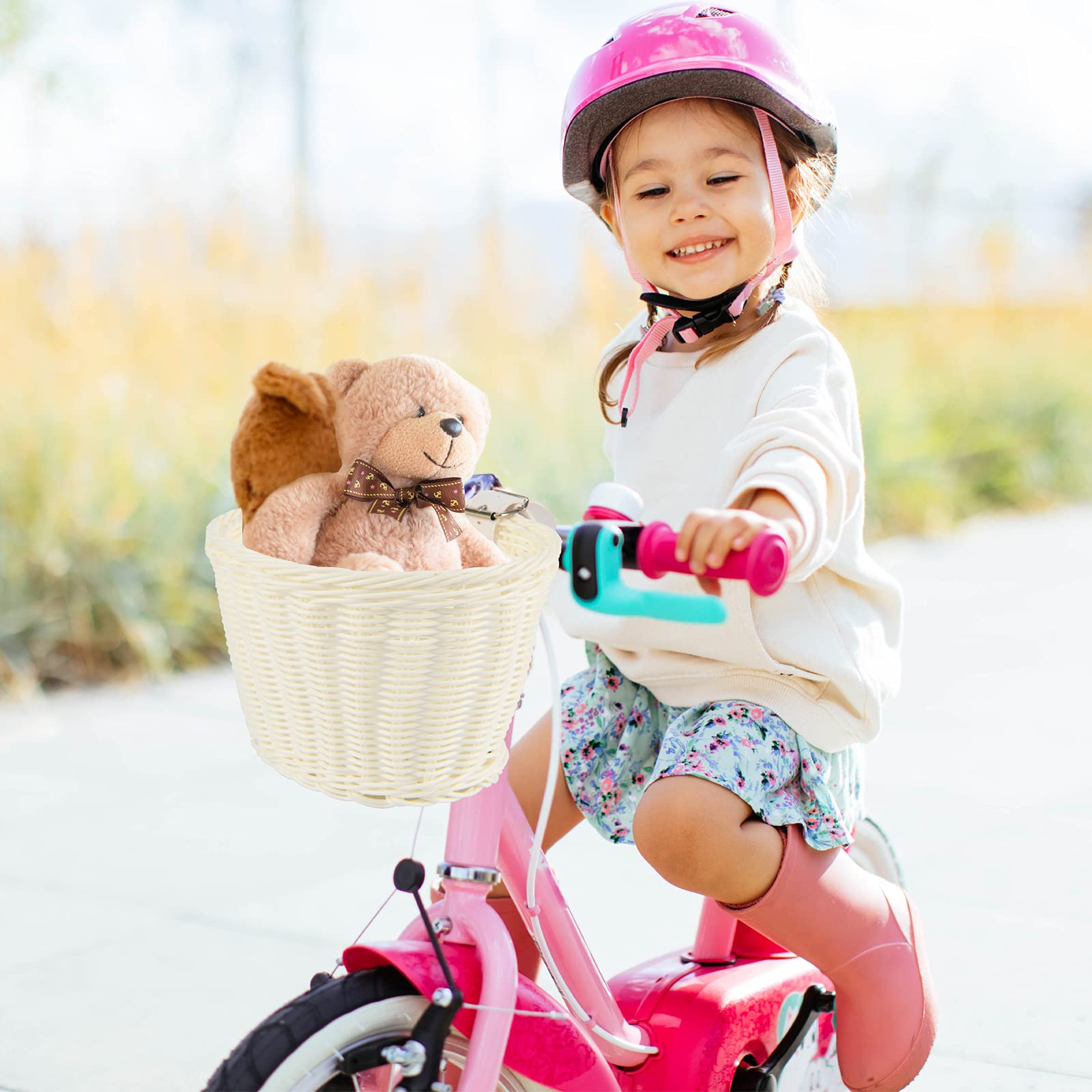 EIRONA Panier de vélo pour enfants de 12 à 16 ans avec autocollant à monter soi-même