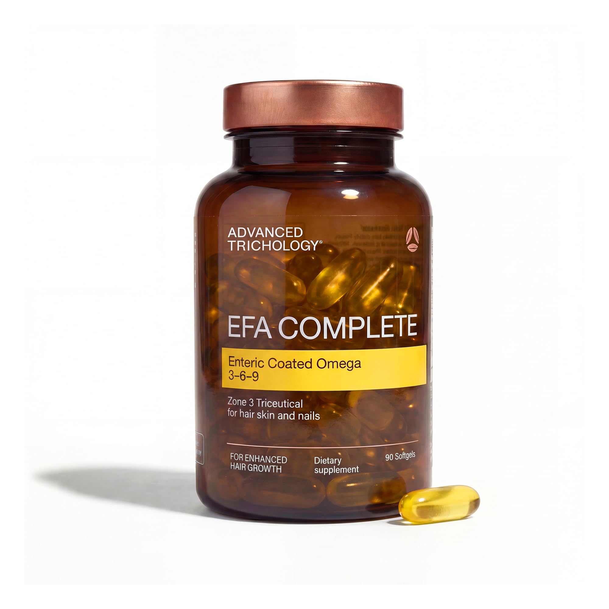 Advanced Trichology Efa High Potency Flax Oil with Optimal Omega - 90 Count