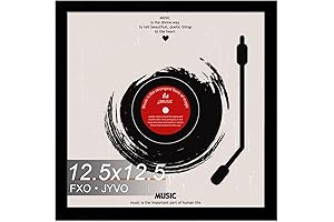 Floating Vinyl Frame to Outfit and Display Vinyl Record Album Covers