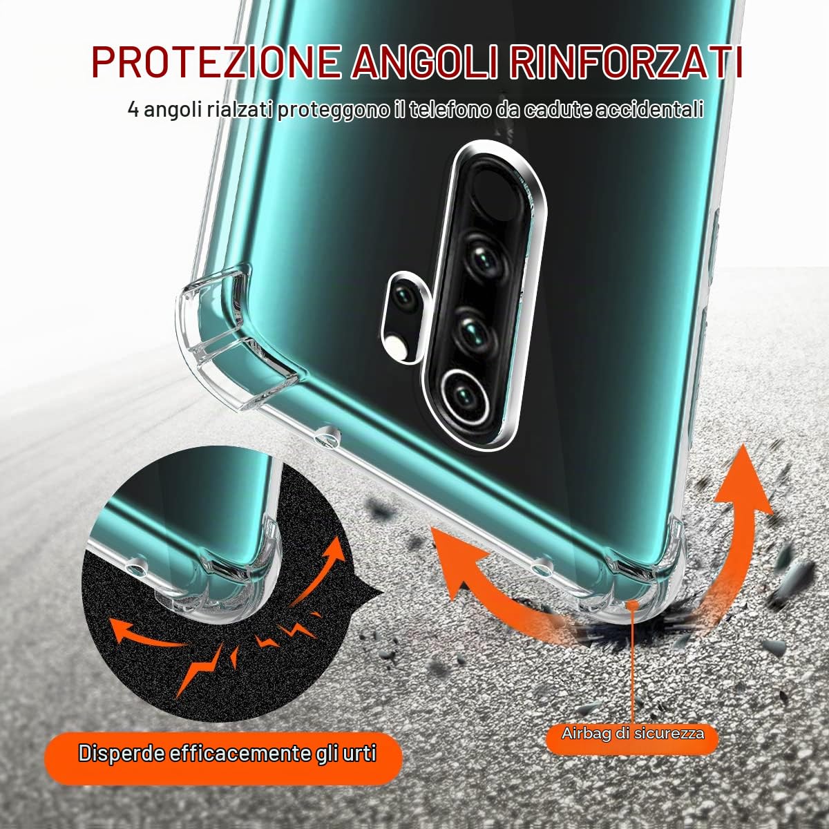 Custodia IVoler Per Xiaomi 15 Trasparente Antiurto In TPU Morbido: Protezione 4 Angoli E Bordi Rialzati Per Schermo E Fotocamera