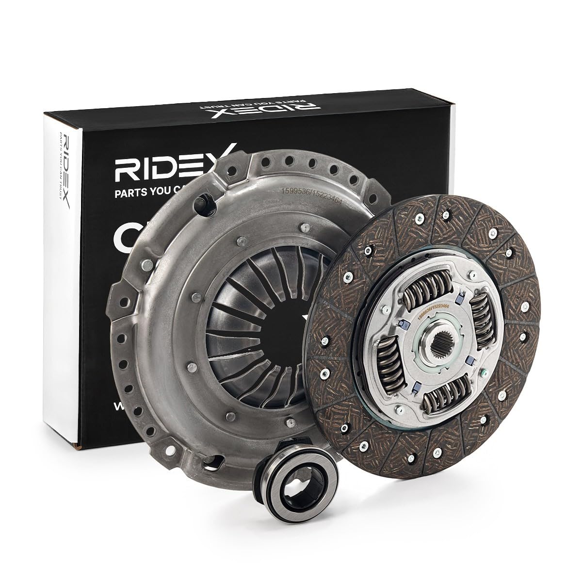RIDEX 479C0412 Kupplungssatz Kompatibel mit VW Golf 6 5K1 4E141016KX 3C141015JV 3C141015HX Kupplung Komplett