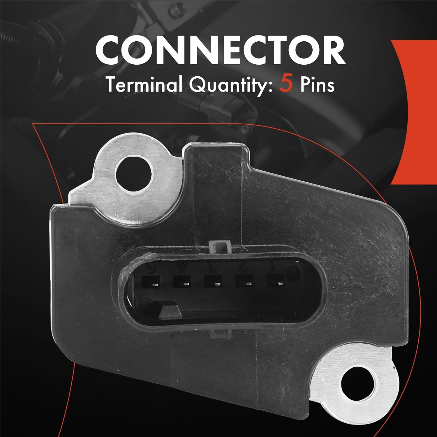 A-Premium Mass Air Flow Sensor Meter [5-Pins] Compatible with Audi A4 2009-2016, Q5 2011-2017, A5 2010-2014, A6 2012-2015, A3, Q3, allroad, Quattro Models