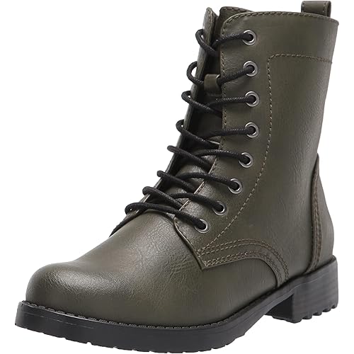 Amazon Essentials Women's Lace-Up Combat Boot