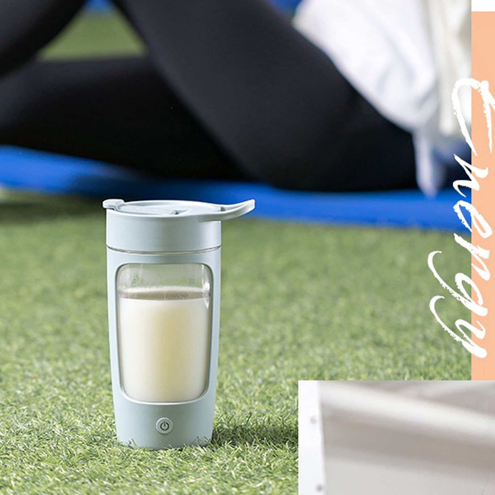 Bottiglia Shaker Elettrica, Tazza per Miscelatore di Proteine ​​in Polvere Portatile con Ricarica USB da 650 Ml, Senza BPA, con Batteria di Grande capacità, per All'aperto in
