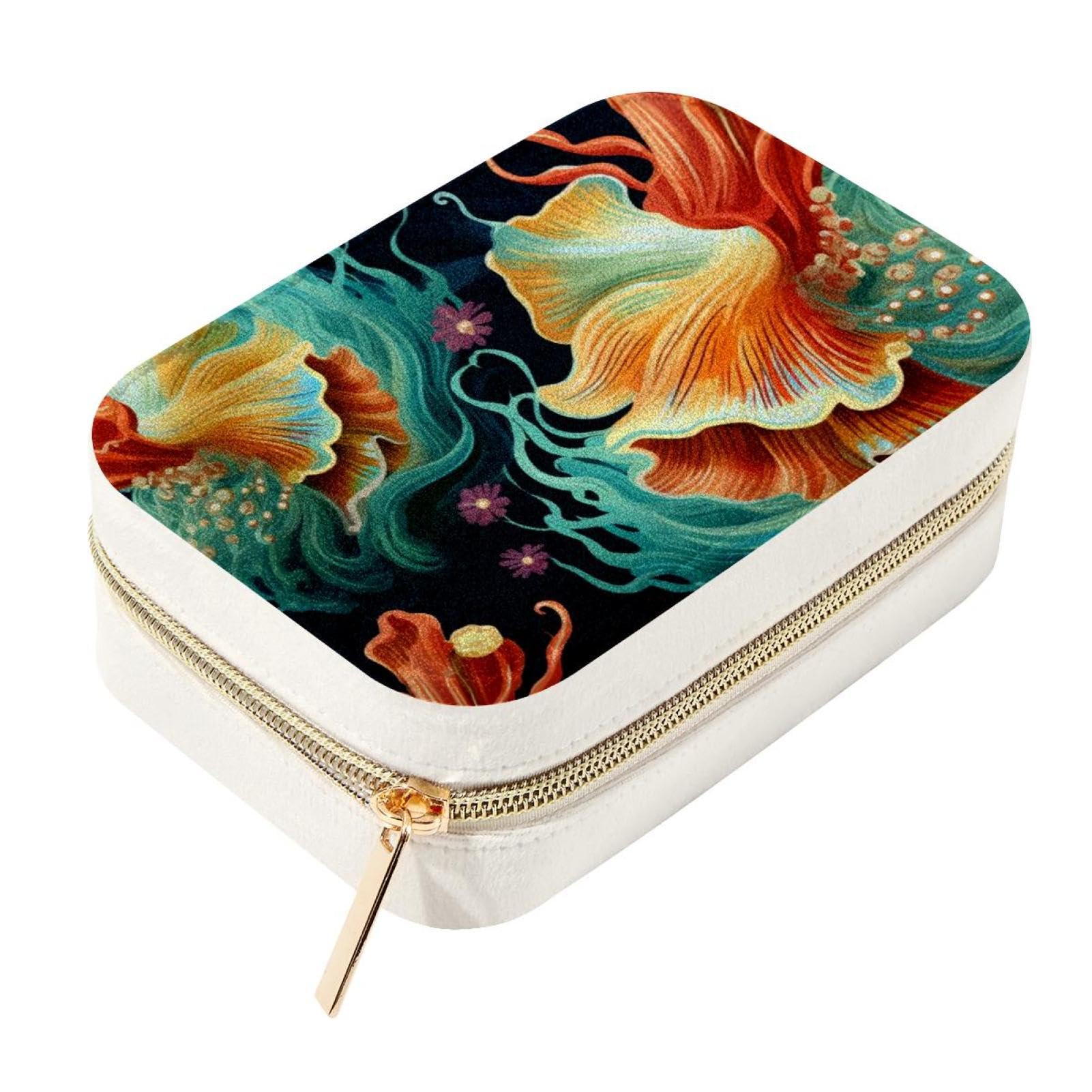 Boîte à bijoux limace double couche, cadeau idéal pour filles et femmes