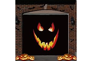 7x16 Halloween Garage Door Banner / 7x8 Ft Garage Door Cover -...