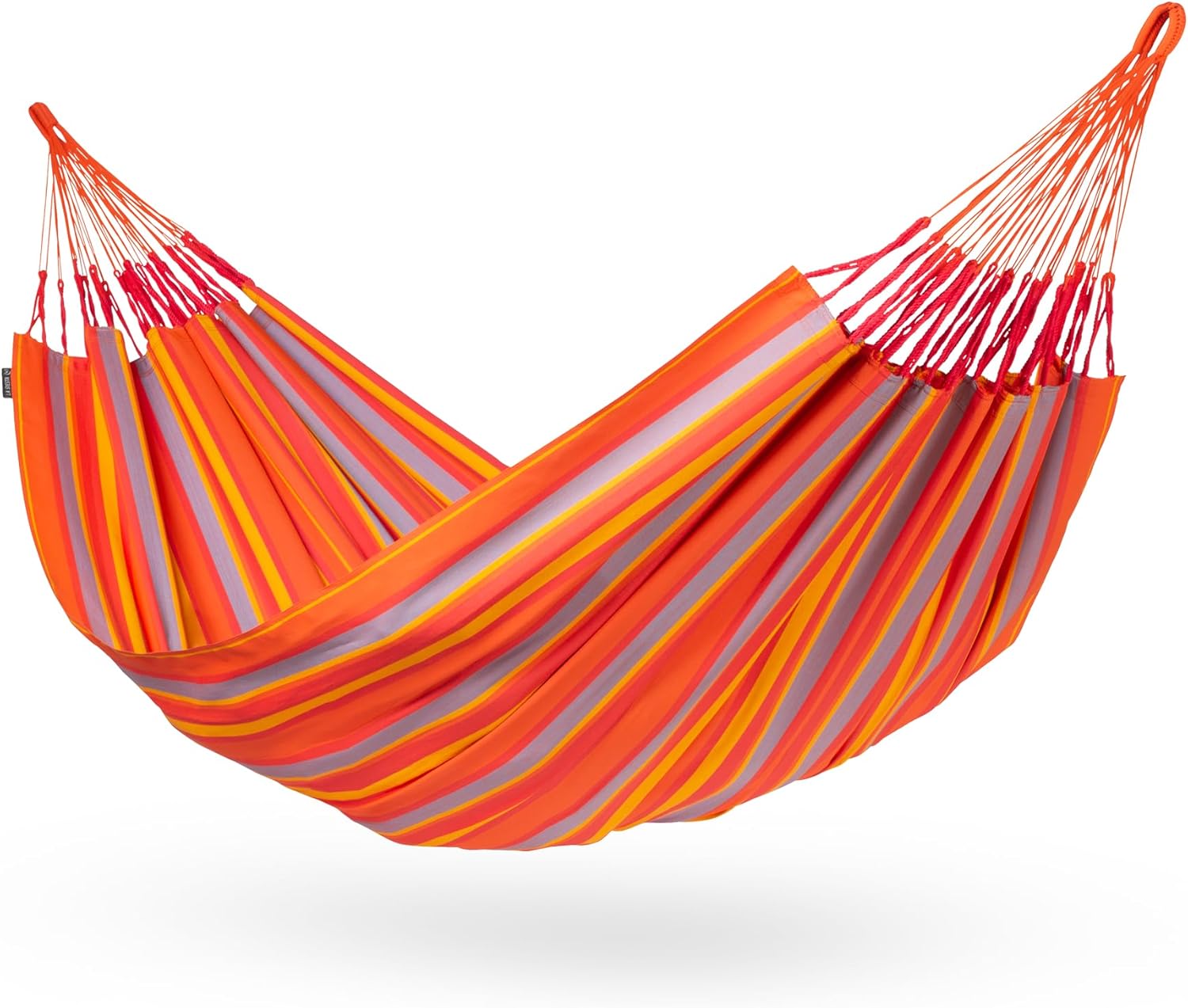 Hamaca La Siesta Brisa Marine - Tamaño Kingsize (180x260 Cm), Resistente Al Clima, Para 2 Personas