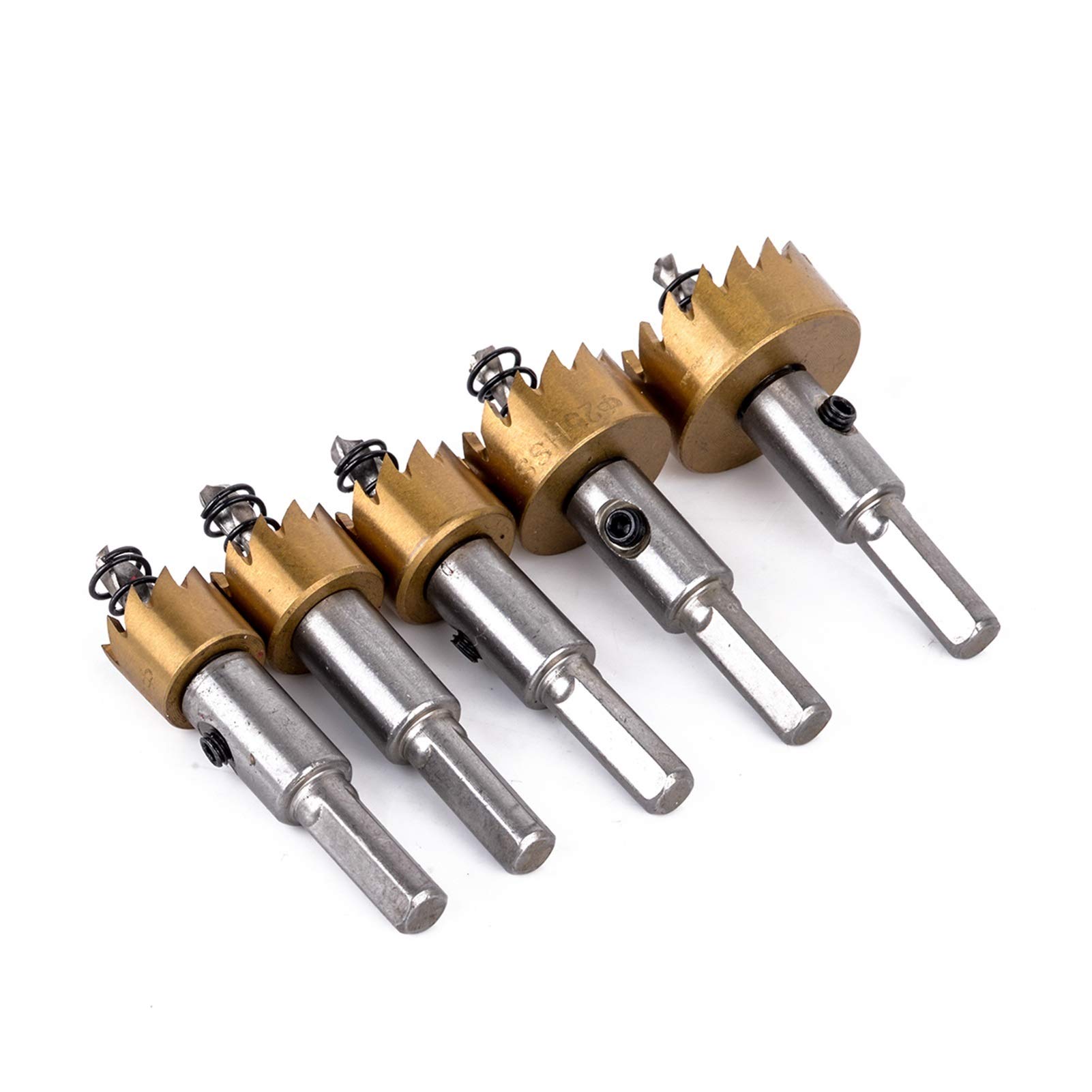 Zestawy wierteł 5 sztuk 16-30mm wiertło HSS Bit zestaw do otwierania otworów wiertła ze stopu metali ze stali nierdzewnej do otwieracza do otworów elektronarzędzia