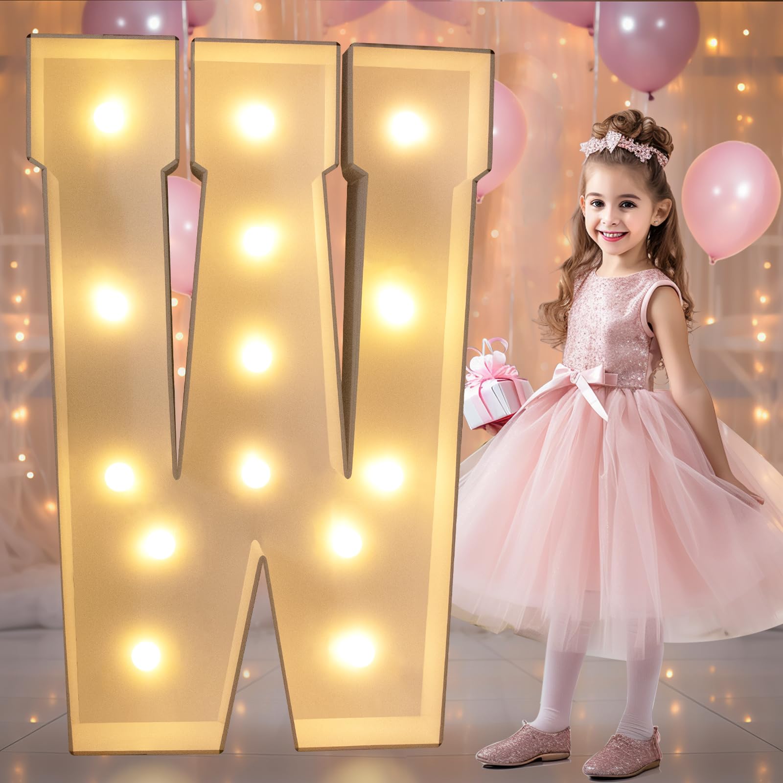 Snapklik.com : 3FT Marquee Light Up Letters, LED Letters Big Mosaic ...