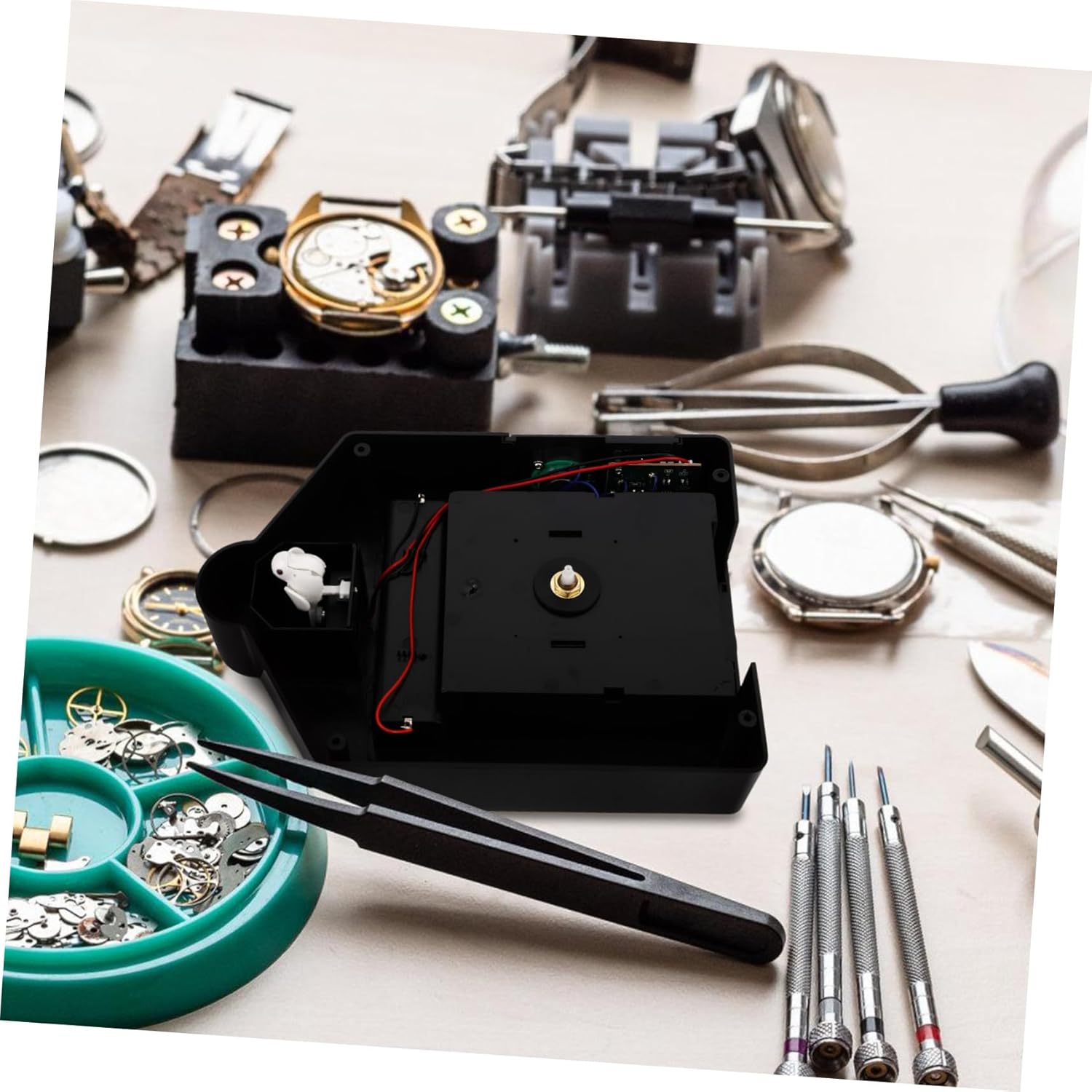 Uonlytech Cuckoo Clock Mechanism Replacement Kit Silent Quartz Motor Pendulum for Vintage Wall Clocks Battery Operated Chiming Parts for Home Decor