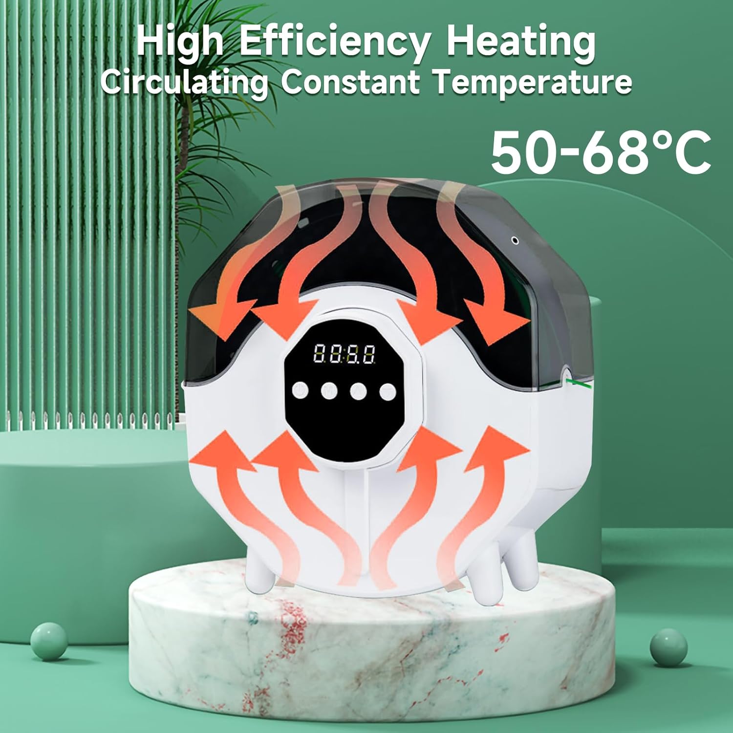 Kingroon Filament Dryer Box Upgraded 360° Heating 1KG 3D Printer Filament Dryer Filament Dry Box for 1.75mm/2.85mm/3.00mm PLA, ABS, PETG, TPU,ePA-CF, ePA-GF, and PC