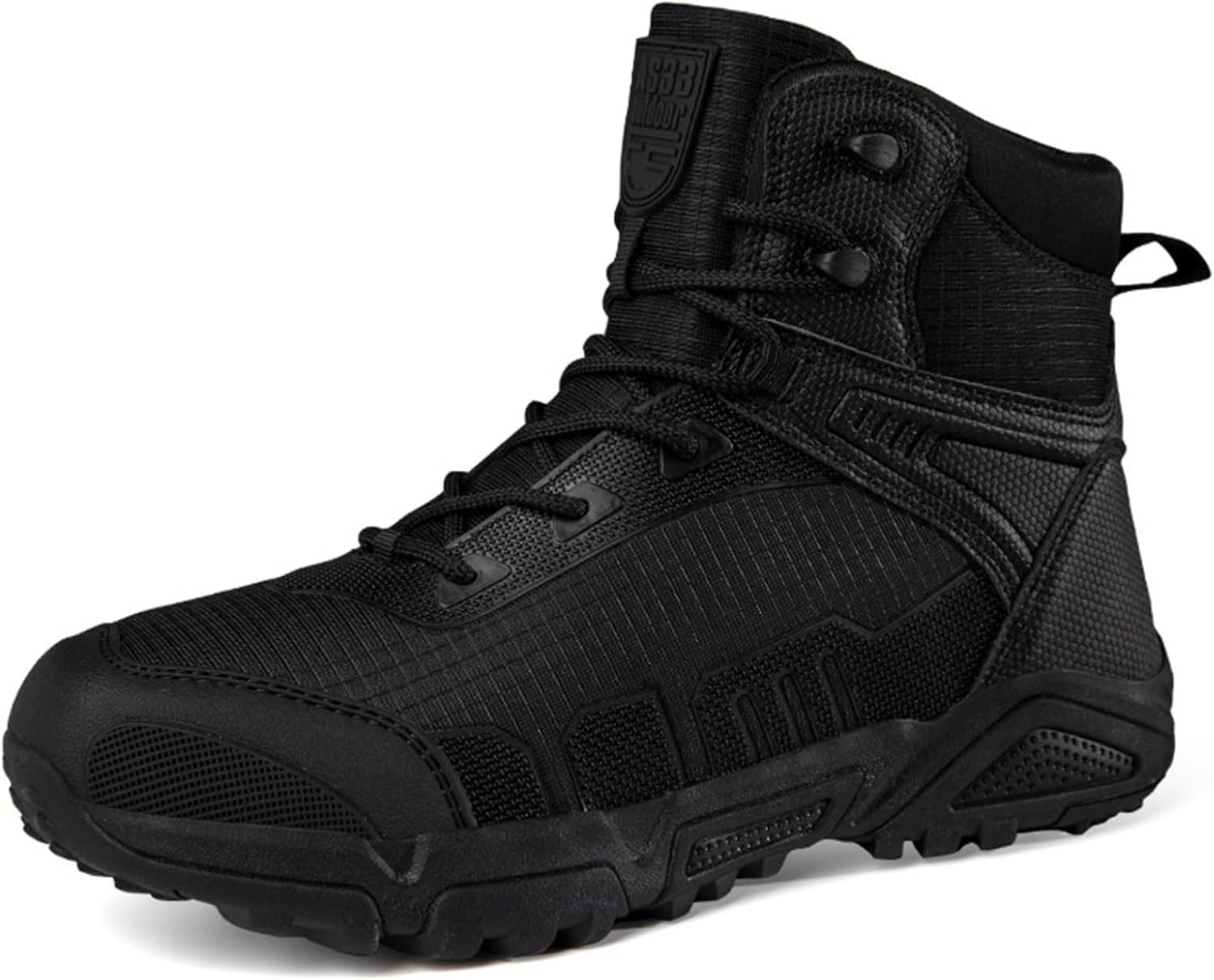 [GUREITOJP] ミリタリーブーツ タクティカルブーツ ウオーキングシューズ キャンバス 砂漠靴 軍靴 防滑 メンズ 衝撃吸収