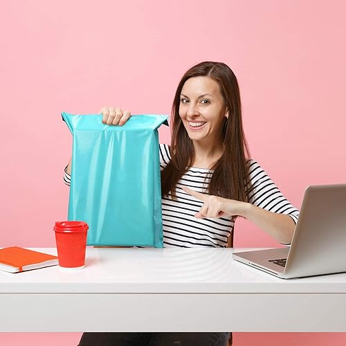 Miniatura 76 de Metronic Sobres de polietileno de 12 x 15.5 pulgadas, paquete de 100 bolsas de envío, bolsas de correo adhesivas fuertes, impermeables y a prueba